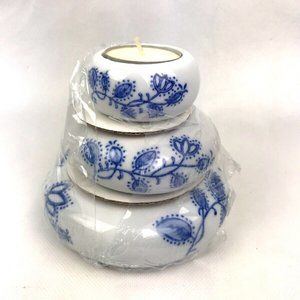 Bombay Tealigth Trio Ceramic 4" Tall